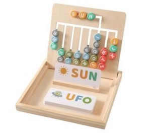 Word Formation Wooden Toy with cards