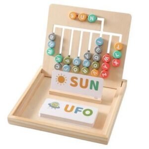 Word Formation Wooden Toy with cards