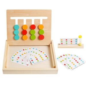 Wooden Montessori color sorter toy