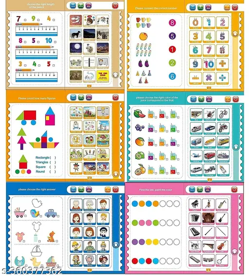 Interactive Electronic English Learning Book for Kids 3+ – Musical Phonics Sound Book with Alphabet, Numbers, Animals & More | Fun & Educational Gift for Boys & Girls - Image 5
