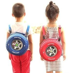 tyre shaped unicorn round school bag