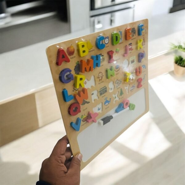 Wooden Alphabets learning board - No. 1 Learning toys for New comers - Image 3