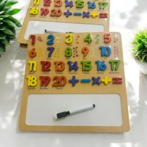 Wooden Numbers learning board